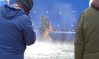 Disturbing footage shows a terrified German shepherd  apparently being forced into a tank of torrential water.Disturbing footage shows a terrified German shepherd apparently being forced into a tank of torrential water.